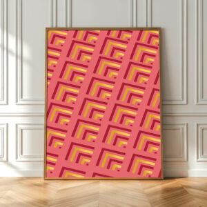 Rose & Gold Harmony Art Frame