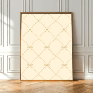 Ribboned Elegance Wall Art